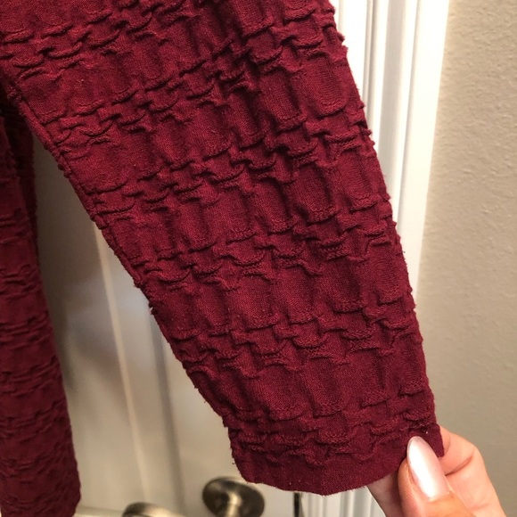 Vintage 80s Pullover from Fast Fashions of California Burgundy - Picture 6 of 7